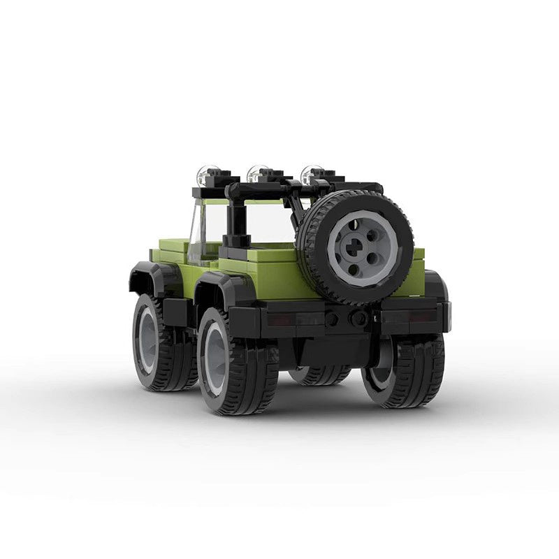 Mini 6-stud Cabriolet Off-Road Vehicle Building Kit | LEGO-Compatible MOC - 4