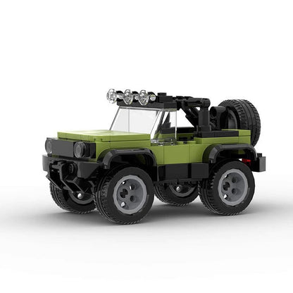 Mini 6-Stud Off-Road Cabriolet MOC Building Kit | Adventure Vehicle Model - 1
