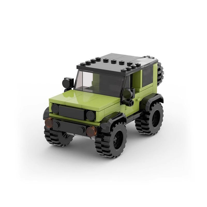 Mini 6-Stud Off-Road Cabriolet MOC Building Kit | Adventure Vehicle Model - 10