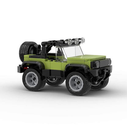 Mini 6-Stud Off-Road Cabriolet MOC Building Kit | Adventure Vehicle Model - 2