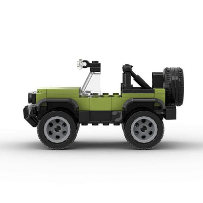 Mini 6-Stud Off-Road Cabriolet MOC Building Kit | Adventure Vehicle Model - 3
