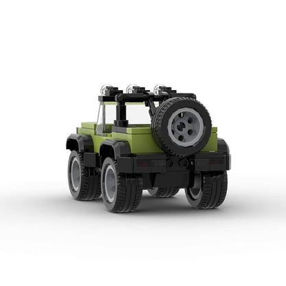 Mini 6-Stud Off-Road Cabriolet MOC Building Kit | Adventure Vehicle Model - 4