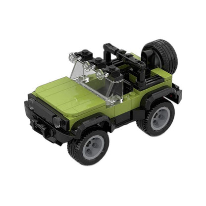 Mini 6-Stud Off-Road Cabriolet MOC Building Kit | Adventure Vehicle Model - 5