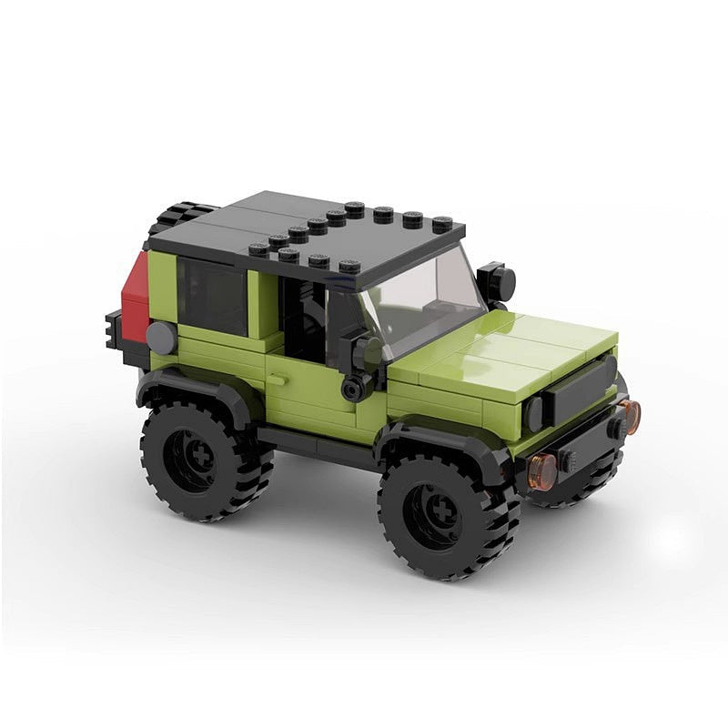 Mini 6-Stud Off-Road Cabriolet MOC Building Kit | Adventure Vehicle Model - 8