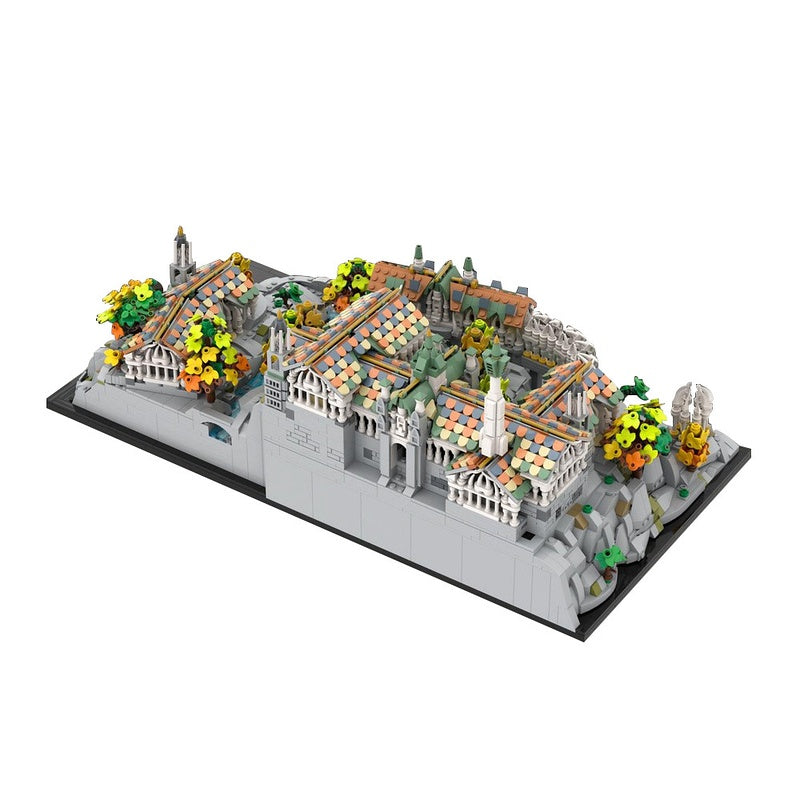 Mini Elven Valley Architecture Building Kit | LEGO-Compatible MOC - 5