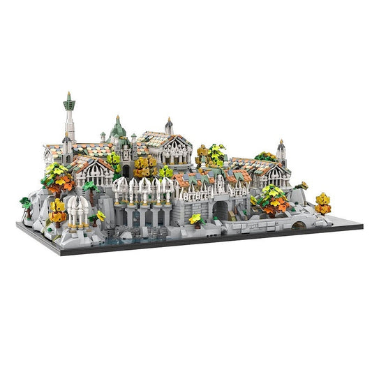 Mini Elven Valley Architecture MOC Building Kit | Fantasy Landscape - 1