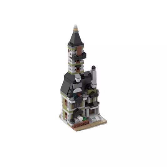 Mini Haunted House MOC Building Kit | Gothic Modular Architecture - 1