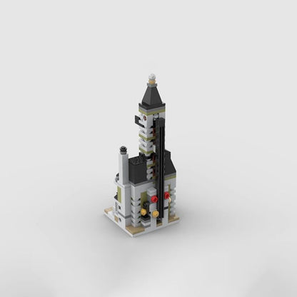 Mini Haunted House MOC Building Kit | Gothic Modular Architecture - 2