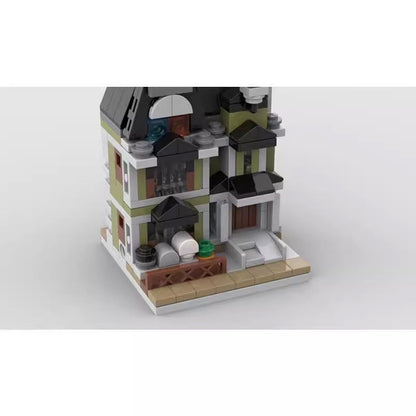 Mini Haunted House MOC Building Kit | Gothic Modular Architecture - 4