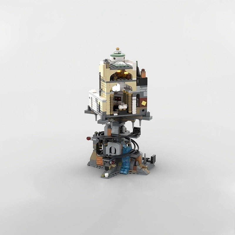 Mini Magical Wizard Bank & Mine MOC Building Kit Fantasy Diorama Model - 2