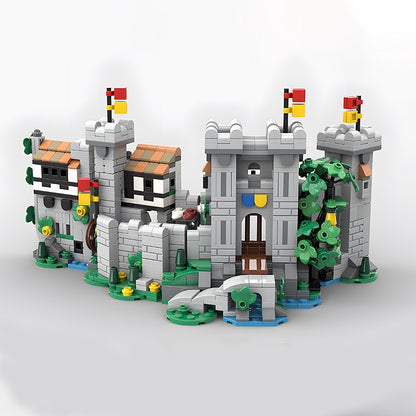 Mini Medieval Fortress Lion Castle MOC Architecture Building Kit - 1