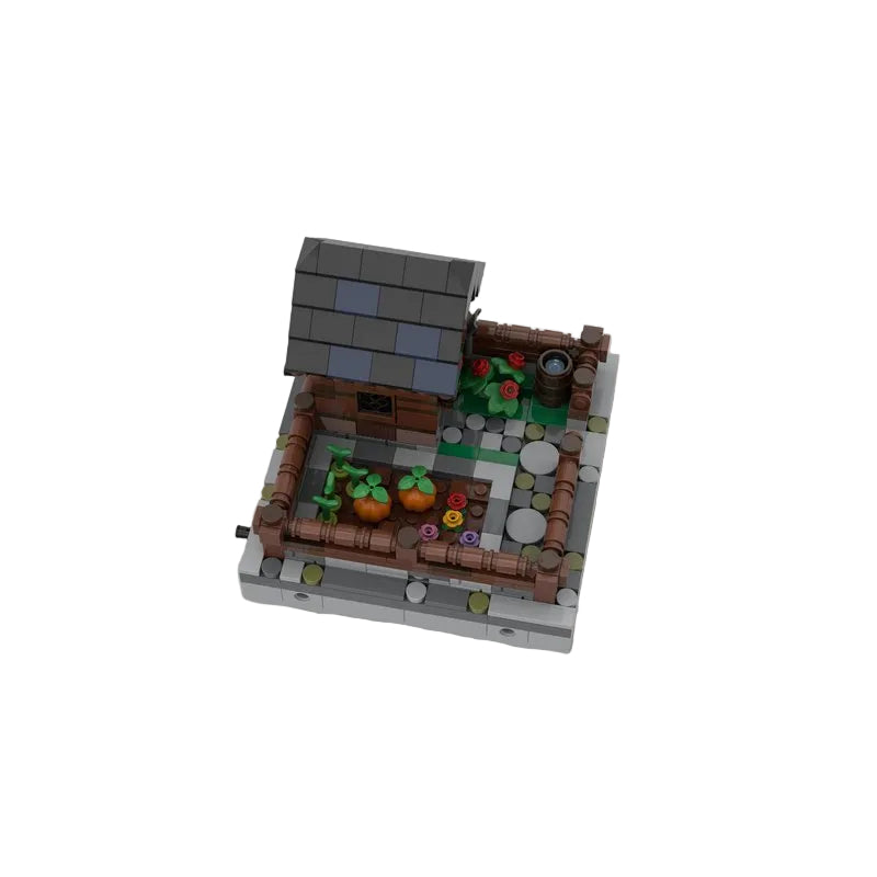 Mini Medieval Garden Building Kit | LEGO-Compatible MOC - 3
