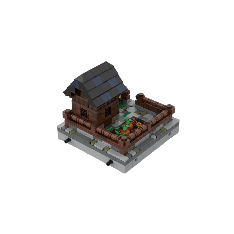 Mini Medieval Garden Building Kit | LEGO-Compatible MOC - 4