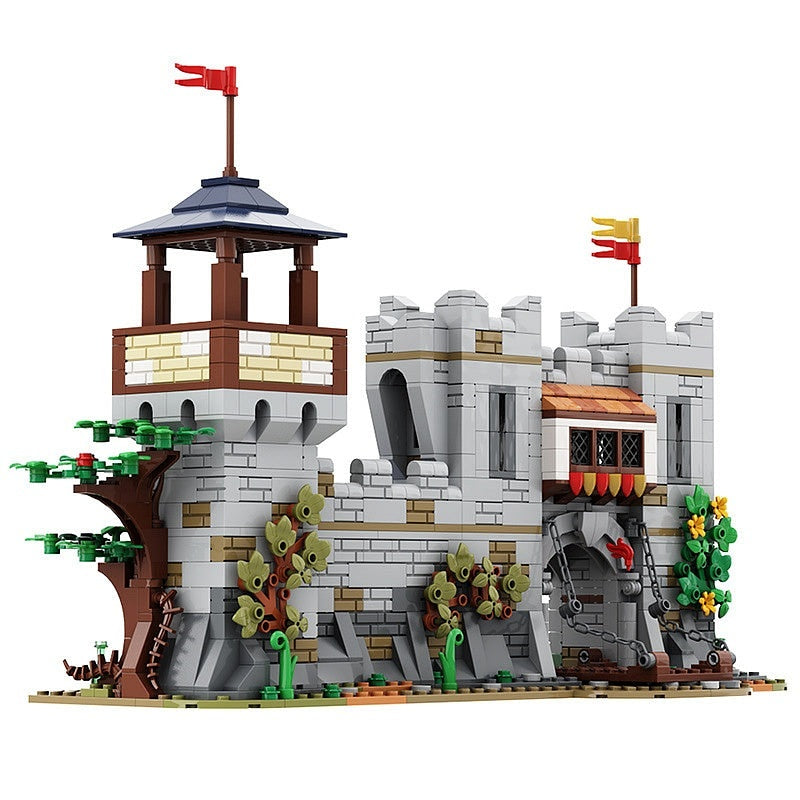 Mini Medieval Knights Castle MOC Fantasy Architecture Building Kit - 1