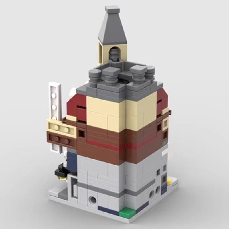 mini modular 10182 cafe corner building set | moc-103789 - 3