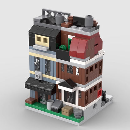 mini modular 10218 pet shop building set | moc-103295 - 2