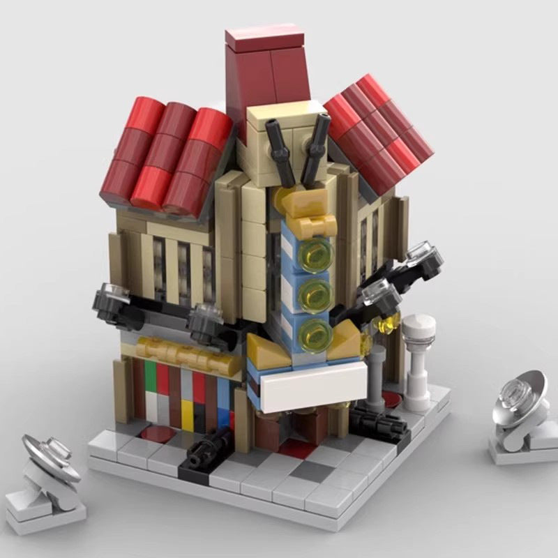 mini modular 10232 palace cinema building set | moc-103386 - 4