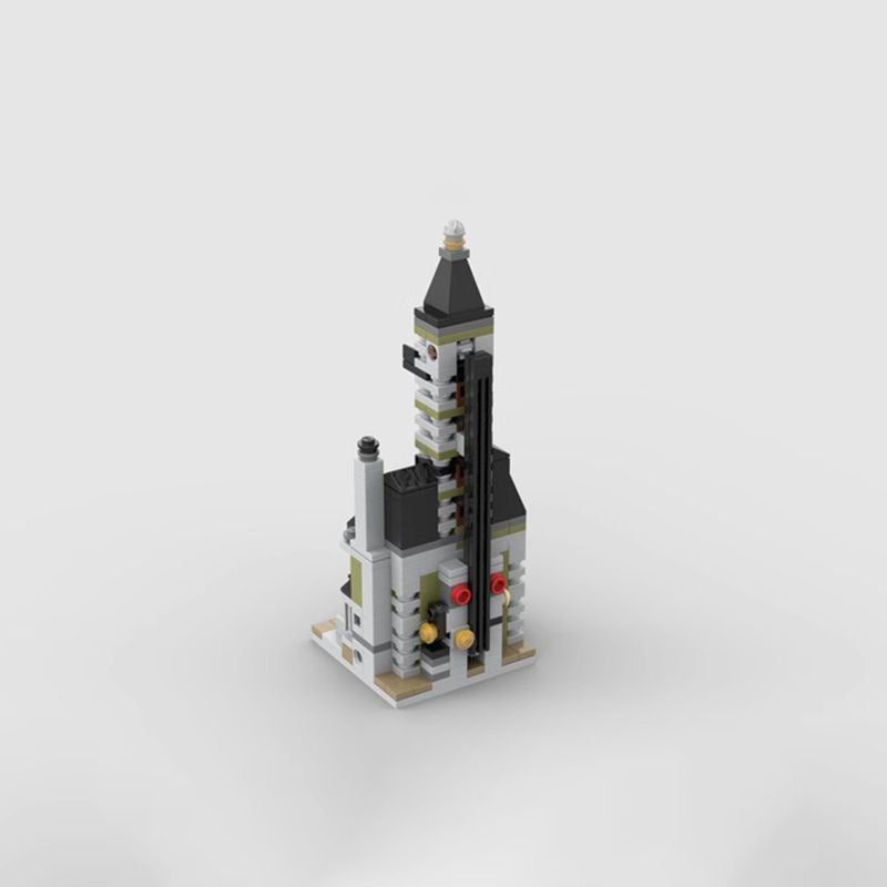 mini modular 10273 haunted house building set | moc-107172 - 1