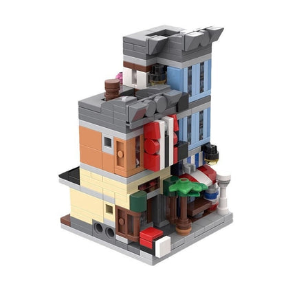 Mini Modular Detective Office MOC Building Kit | Mystery City Architecture - 5