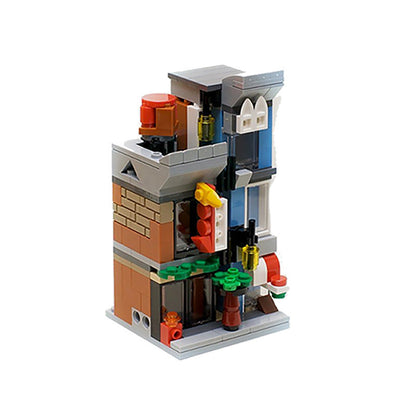 Mini Modular Detective's Office Building Kit | LEGO-Compatible MOC - 3