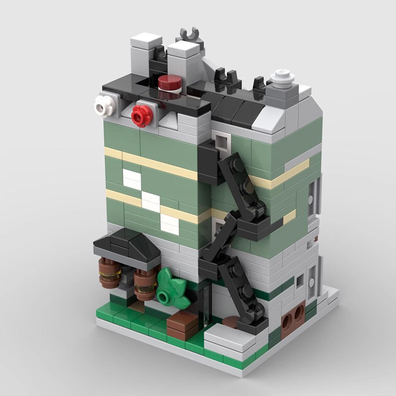 Mini Modular Green Grocer Building Kit | LEGO-Compatible MOC - 5
