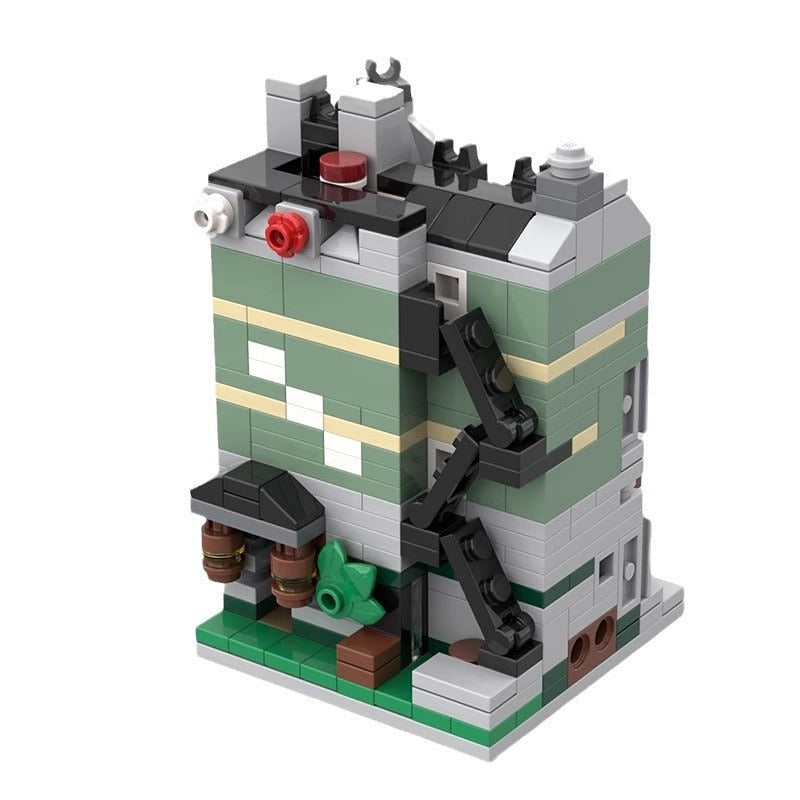 Mini Modular Green Grocer MOC Building Kit | City Store Architecture - 1