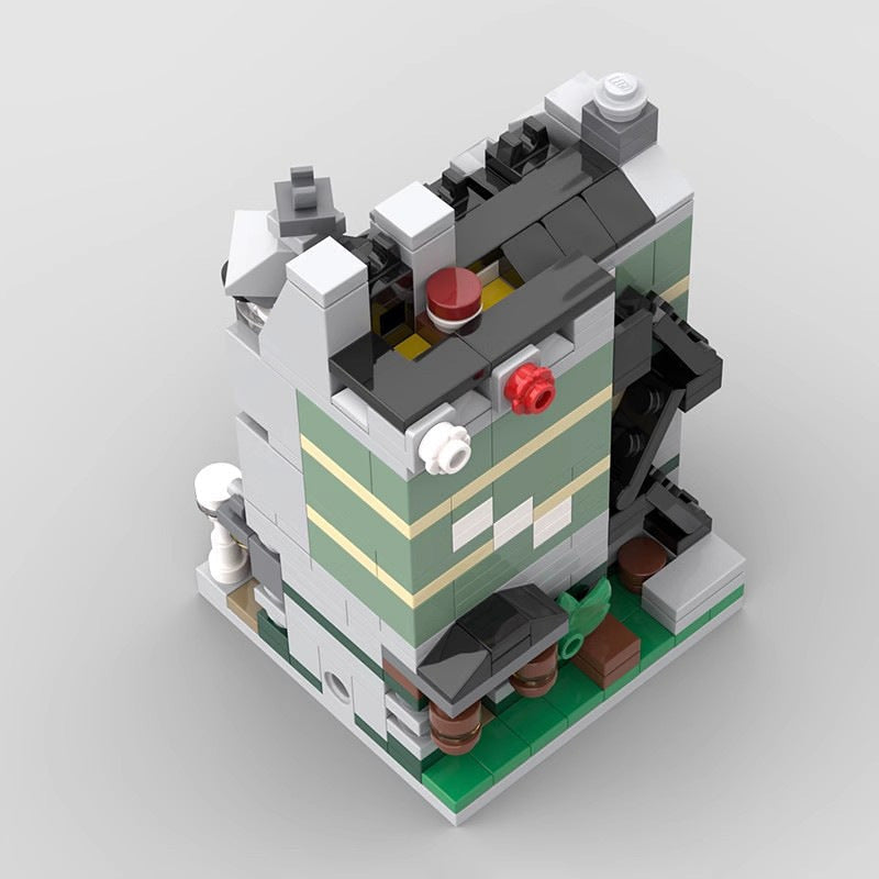 Mini Modular Green Grocer MOC Building Kit | City Store Architecture - 4