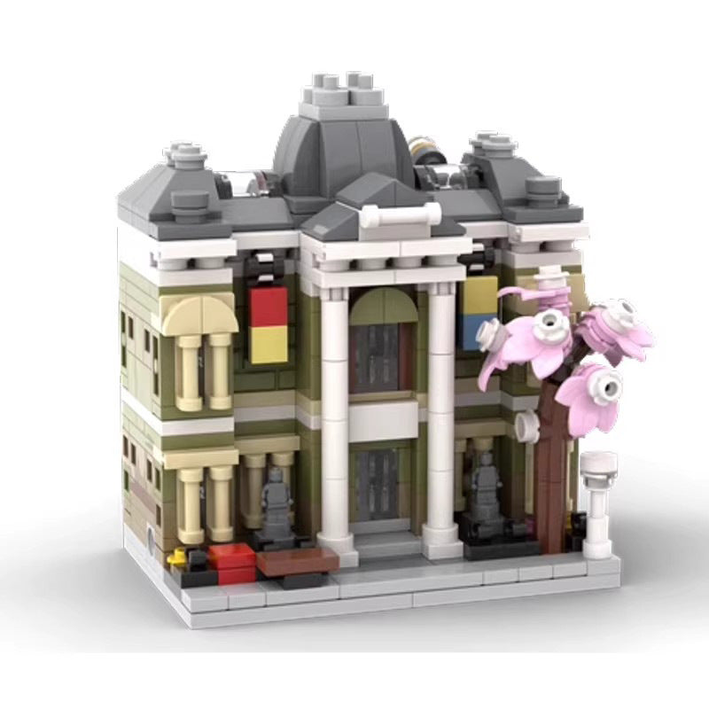 Mini Modular Natural History Museum Building Kit | LEGO-Compatible MOC - 1