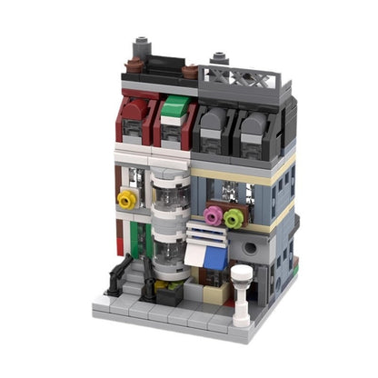 Mini Modular Pet Shop MOC Building Kit | City Storefront Architecture - 1