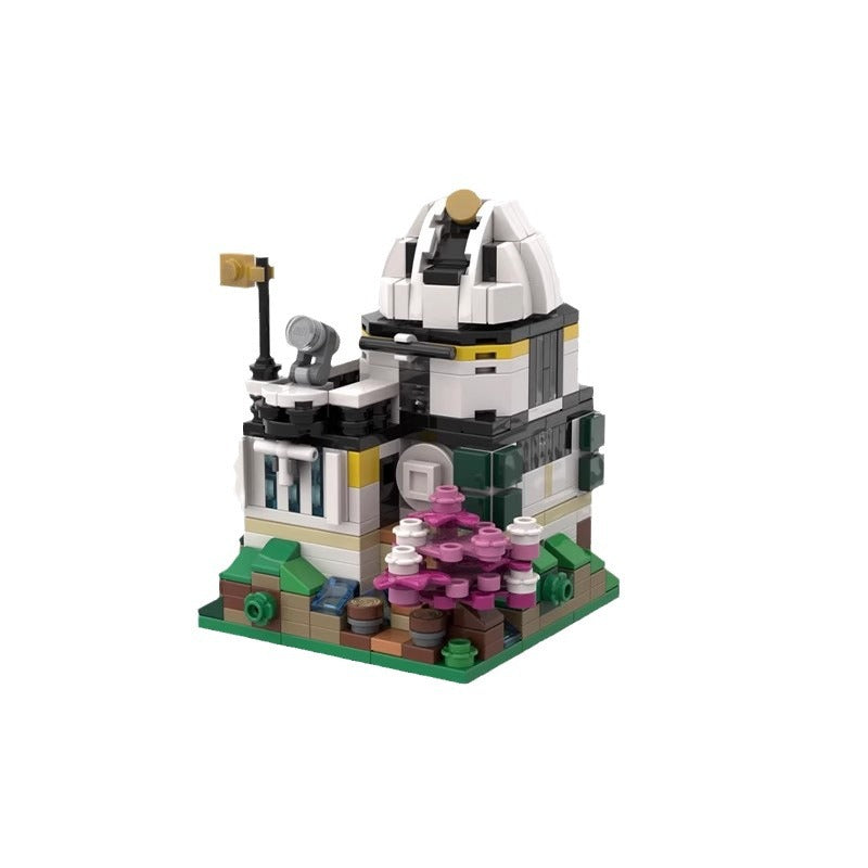 Mini Mountain View Observatory Building Kit | LEGO-Compatible MOC - 1