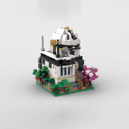 Mini Mountain View Observatory Building Kit | LEGO-Compatible MOC - 6