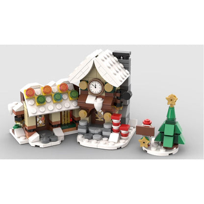Mini Santa's Workshop Building Kit | LEGO-Compatible MOC - 6
