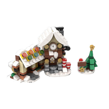 Mini Santa Workshop MOC Building Kit | Christmas Winter Architecture - 1