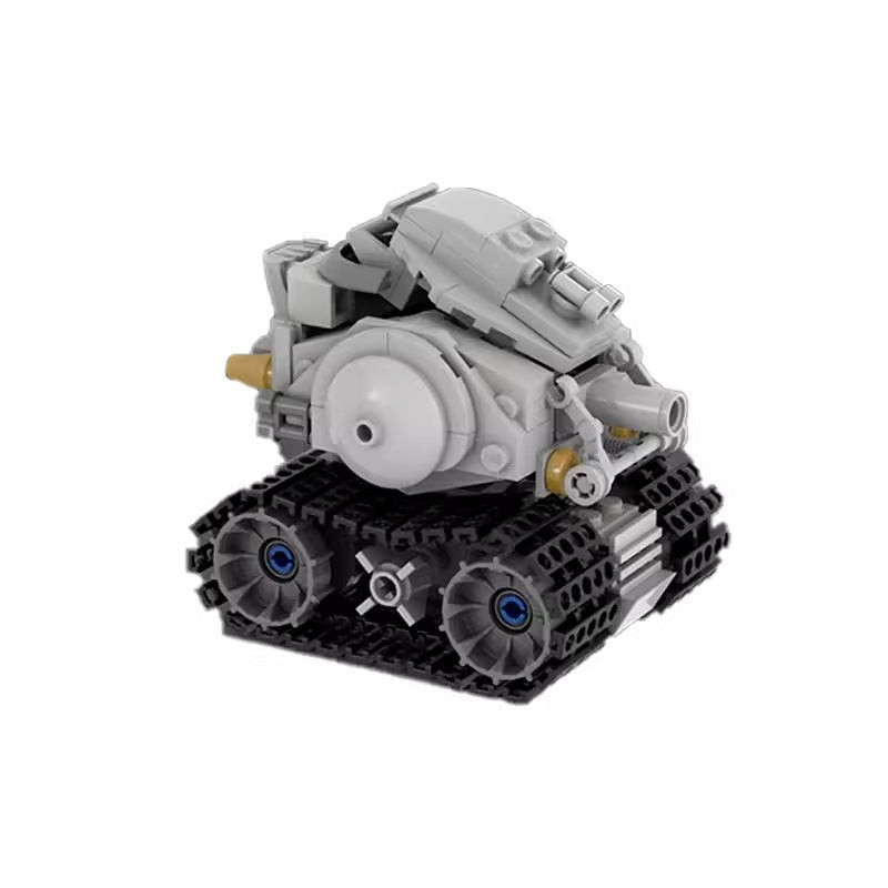 Mini Tank MOC Building Kit | Compact Armored Military Vehicle - 3