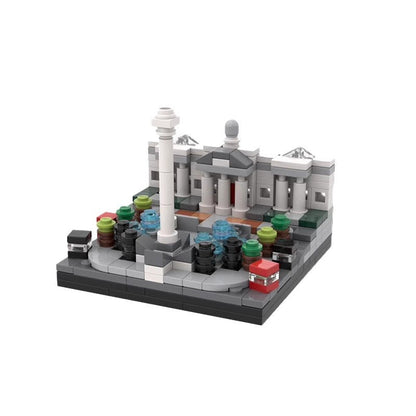 Mini Trafalgar Square MOC Historic Landmark Architecture Building Kit - 2