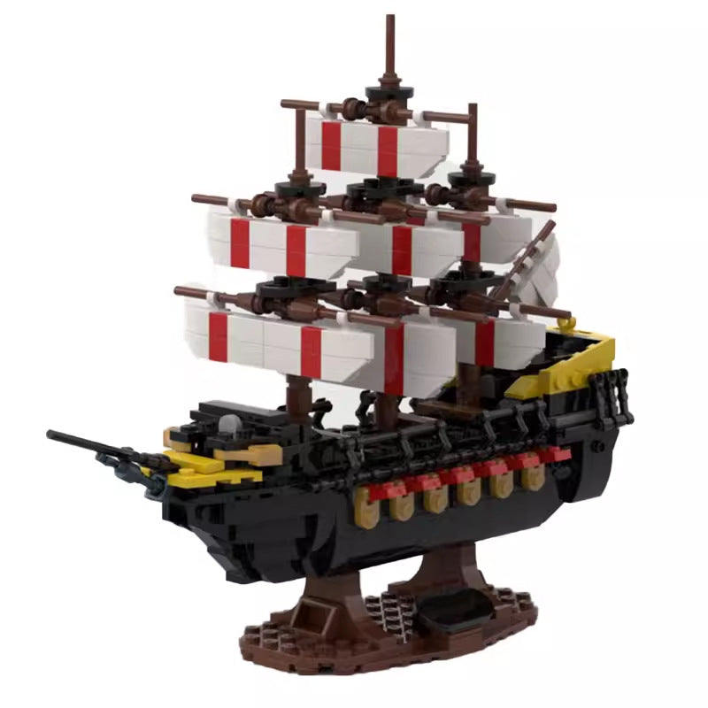Mini War Ship Building Kit | LEGO-Compatible MOC - 1