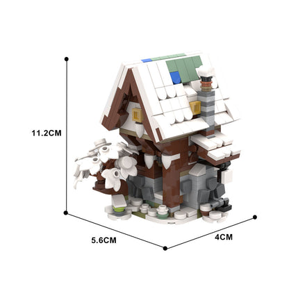 Mini Winter Medieval Blacksmith MOC Building Kit | LEGO-Compatible MOC - 3