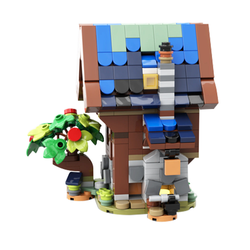 Mini Winter Medieval Blacksmith MOC Building Kit | LEGO-Compatible MOC - 5