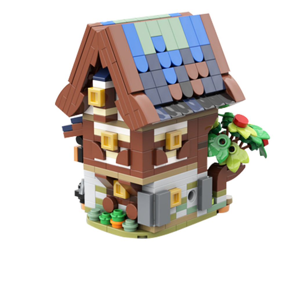 Mini Winter Medieval Blacksmith MOC Building Kit | LEGO-Compatible MOC - 6
