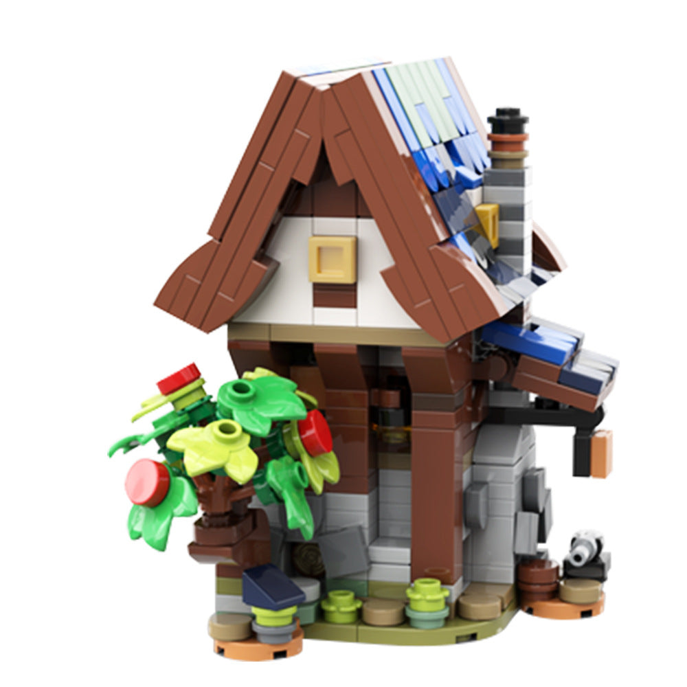 Mini Winter Medieval Blacksmith MOC Building Kit | LEGO-Compatible MOC - 8