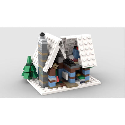 Mini Winter Village Cottage Building Kit | Compatible MOC - 5