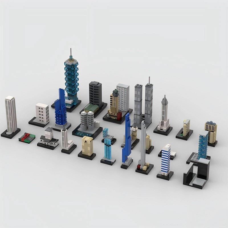 Mini World Landmark Skyline Building Kit | LEGO-Compatible MOC - 2