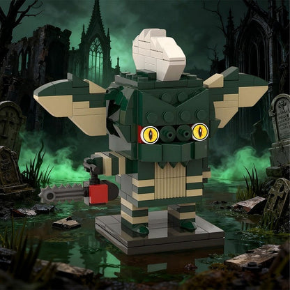 Mischievous Green Creature MOC Monster Figure Building Kit | Fantasy Model - 3