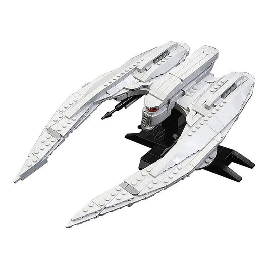 MK II Sci-Fi Starfighter MOC Spaceship Building Kit  - 1