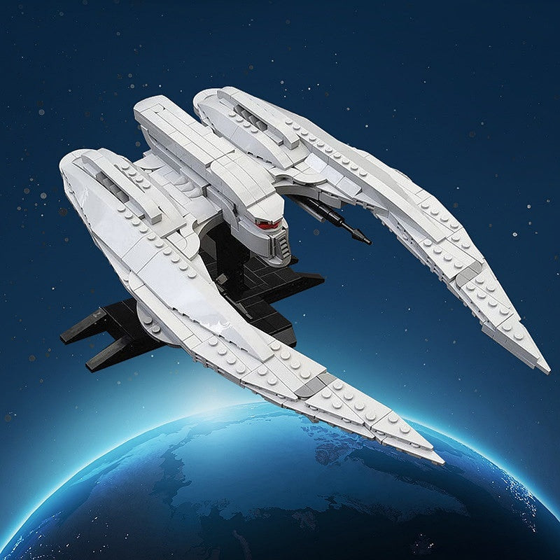 MK II Sci-Fi Starfighter MOC Spaceship Building Kit  - 2