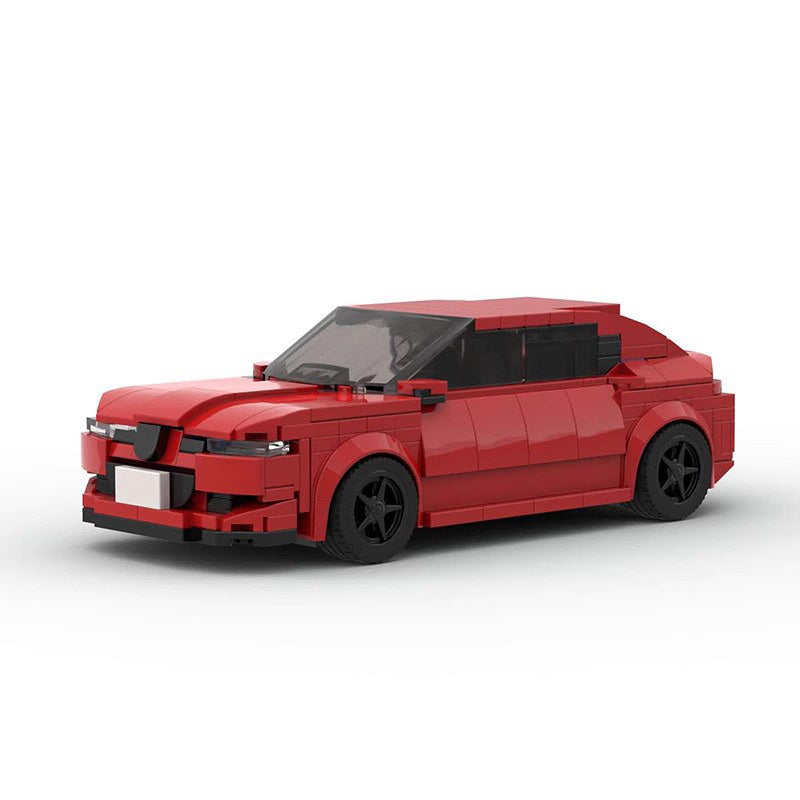 Mk1 European Hot Hatch Sports Car Building Kit | 8-Wide LEGO-Compatible MOC - 1