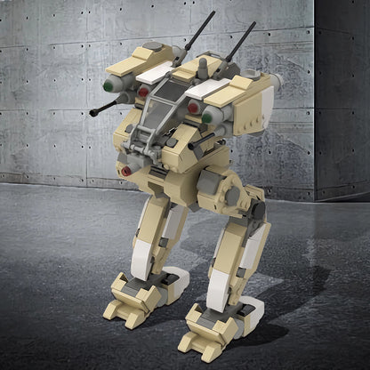 moc-171663 flea battlemech building set - gobricks - 1