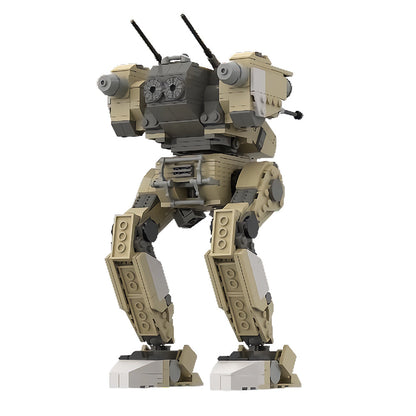 moc-171663 flea battlemech building set - gobricks - 2