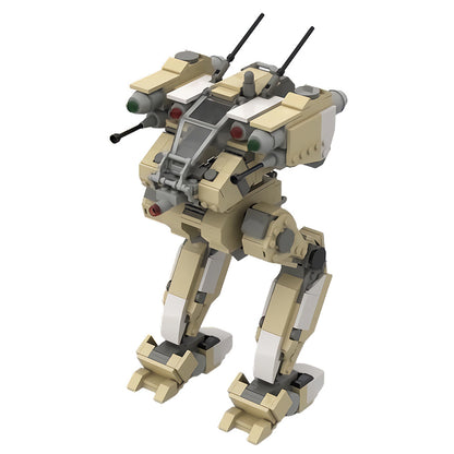 moc-171663 flea battlemech building set - gobricks - 5