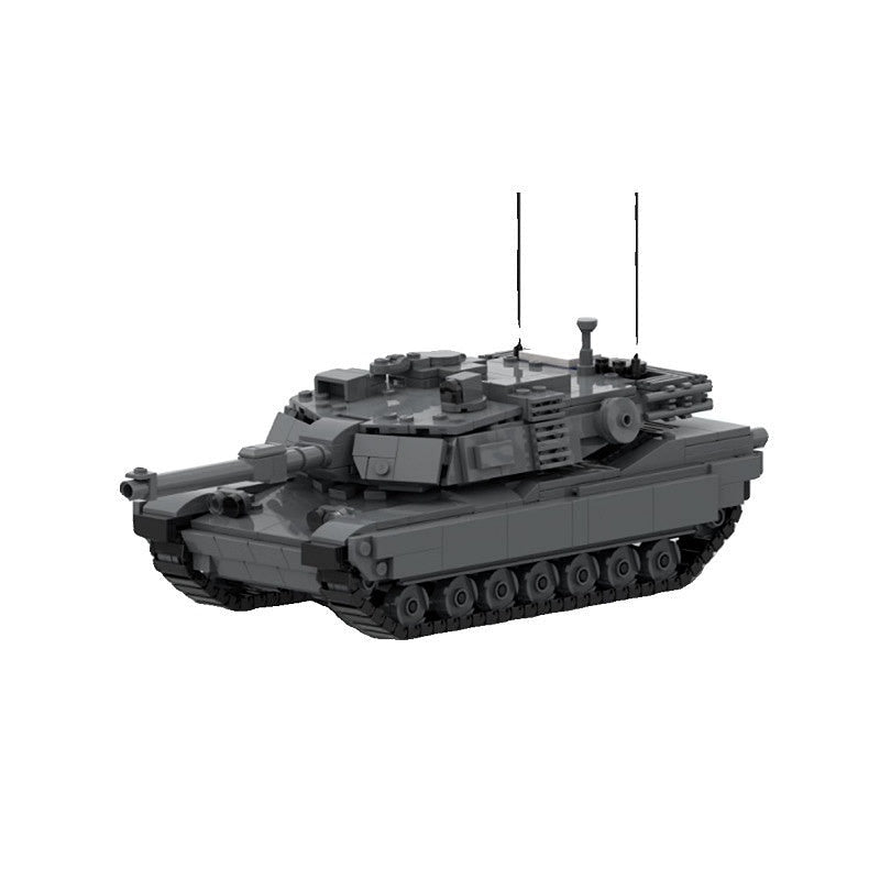 MOC M1A2 Main Battle Tank Building Kit – Modern Armored Vehicle Model - 1